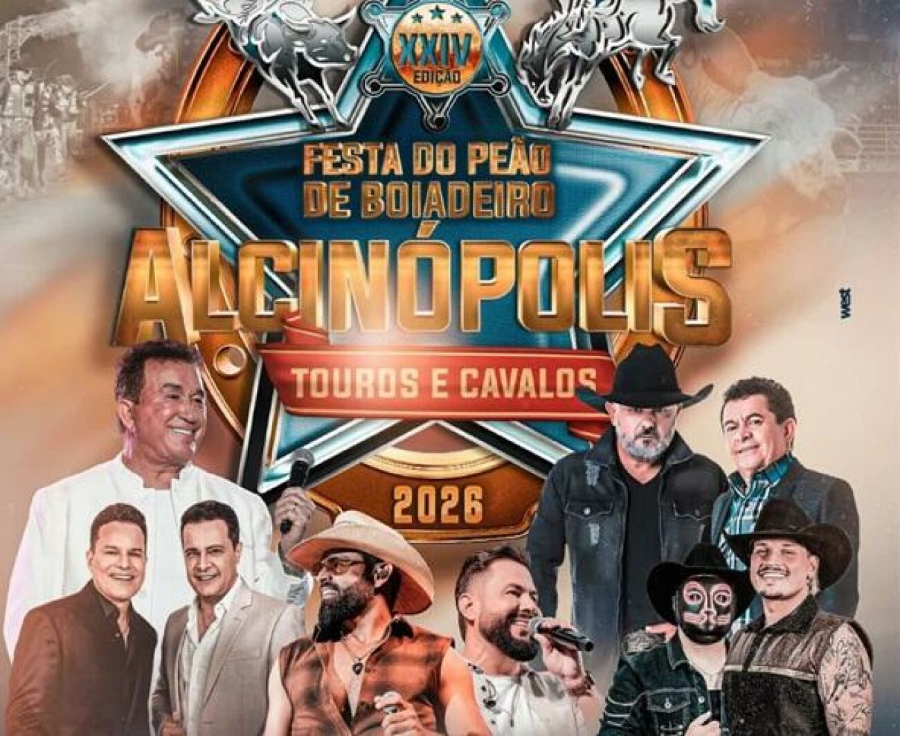 Ilustração da notícia É amanhã! Alcinópolis abre a Festa do Peão com cinco dias de rodeio e grandes shows da MS Todo dia